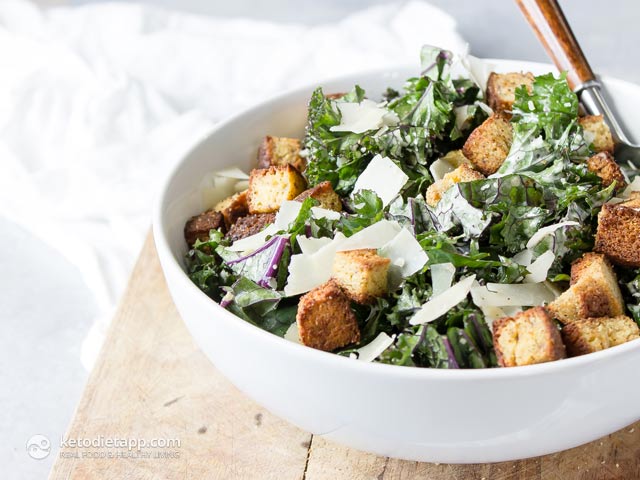 Low Carb Keto Caesar Salad