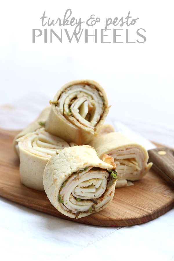 Low Carb Keto Turkey Pesto Pinwheels