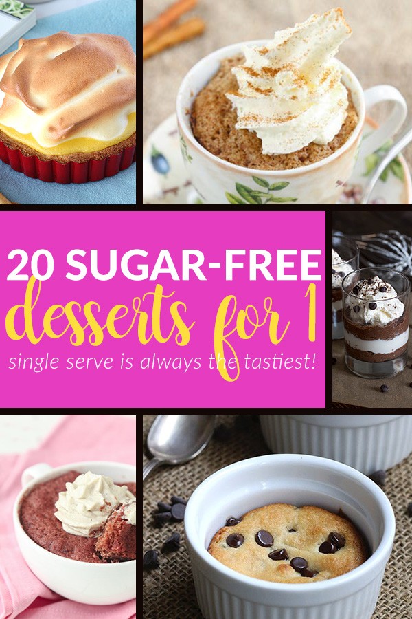 20 Sugar-Free Desserts For 1 (Single Serve Desserts)