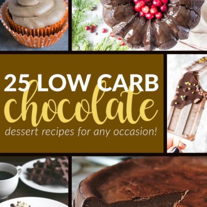 25 Low Carb, Keto & Sugar-Free Chocolate Dessert Recipes