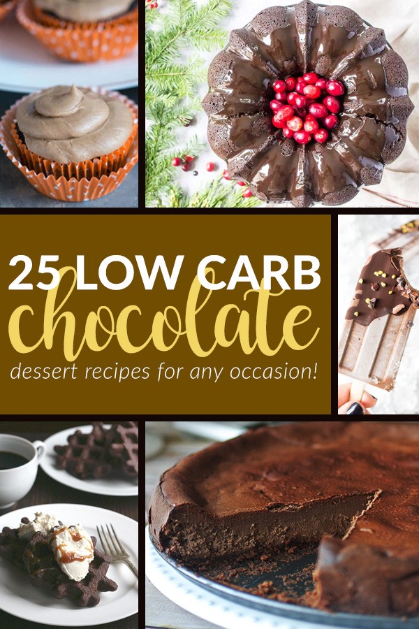 25 Low Carb, Keto & Sugar-Free Chocolate Dessert Recipes
