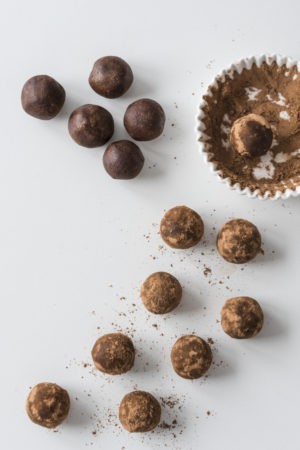 Keto Dark Chocolate Truffles