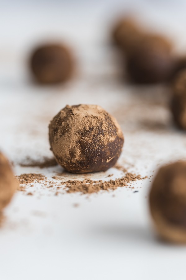 Keto Dark Chocolate Truffles