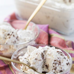 Keto Coconut Cookies and Cream Ice Cream