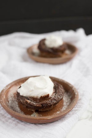 Keto Coconut Chocolate Lava Cakes