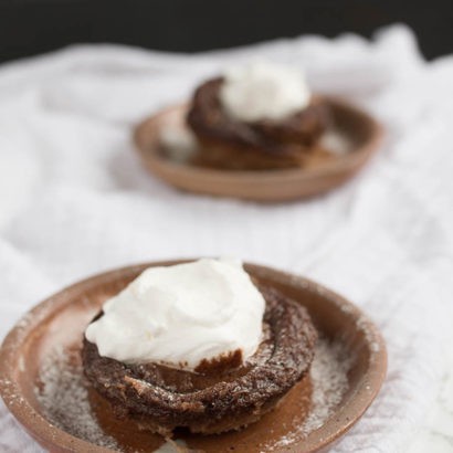 Keto Coconut Chocolate Lava Cakes