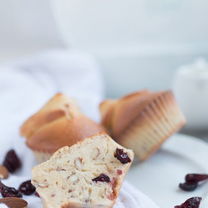 Keto Cranberry Almond Muffins