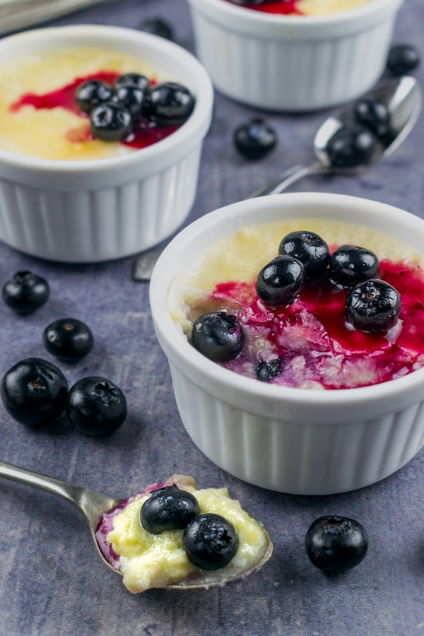 Keto Coconut Berry Custard