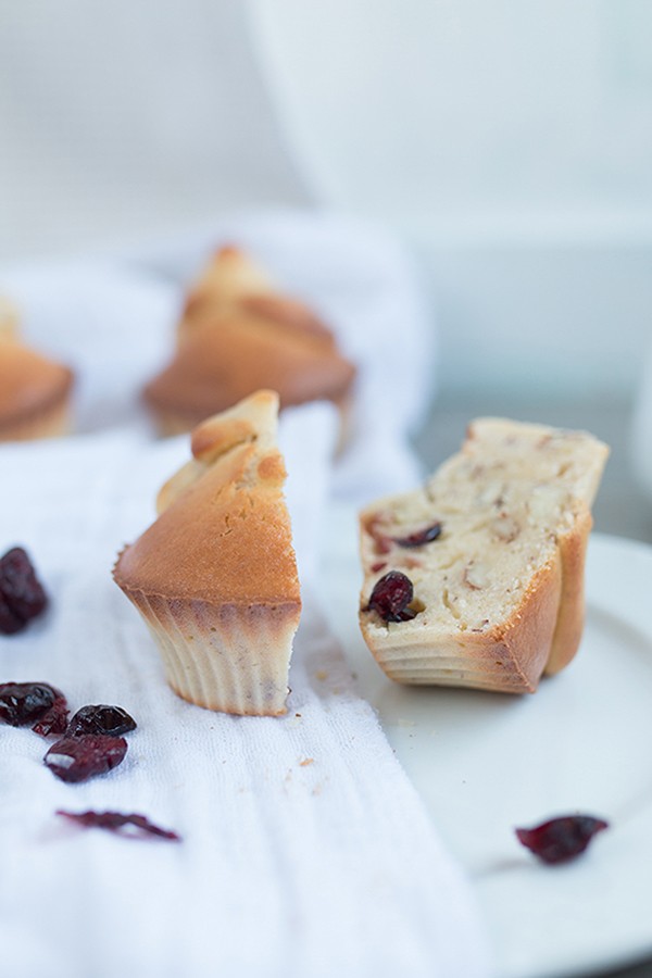 Keto Cranberry Almond Muffins