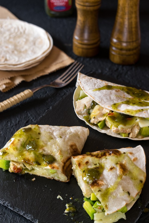 Keto Jalapeno Chicken Quesadilla