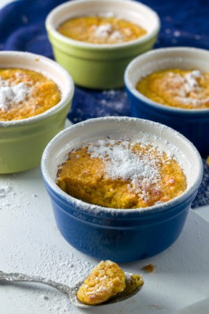 Keto Spiced Pumpkin Soufflés