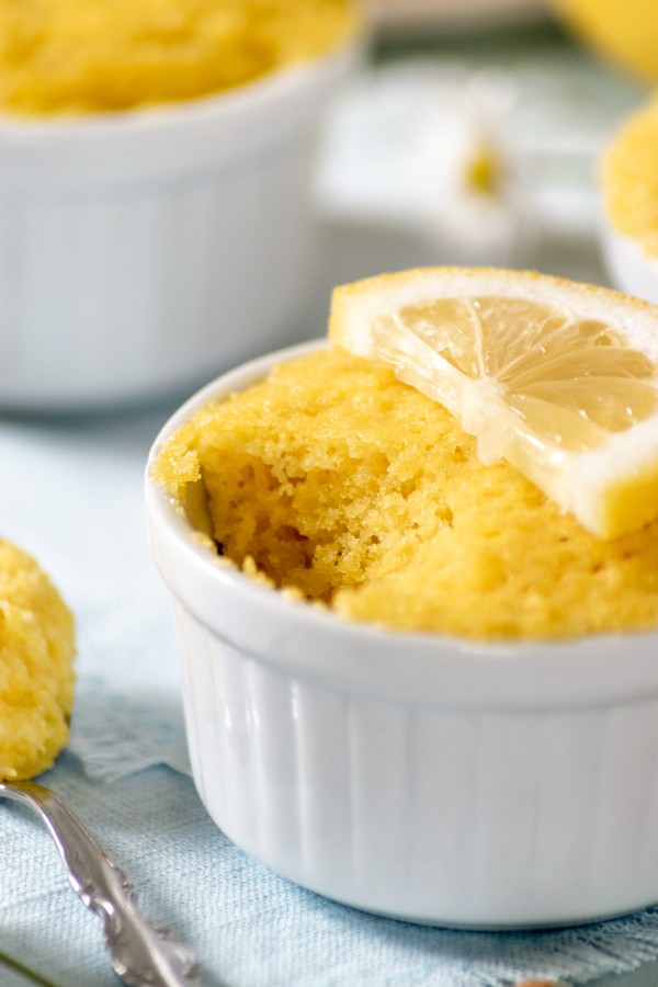 Low Carb Lemon Mug Cake