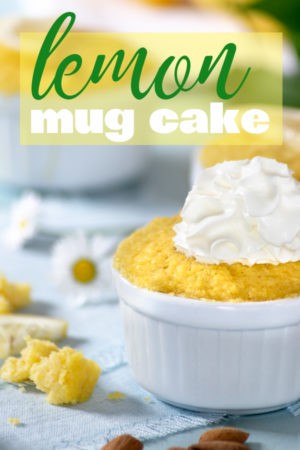 Keto Lemon Mug Cake