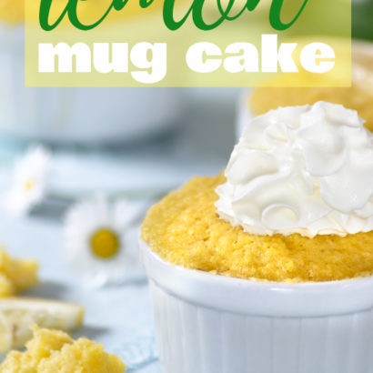 Keto Lemon Mug Cake