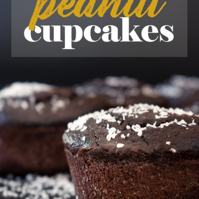 Keto Chocolate Peanut Cupcakes