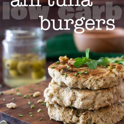 Keto Grilled Ahi Tuna Burgers