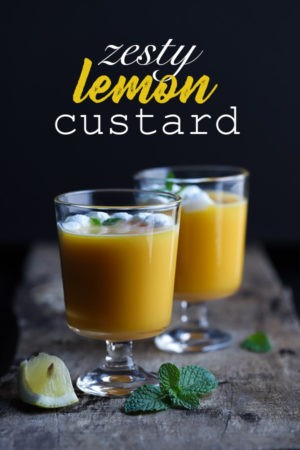 Keto Zesty Lemon Custard