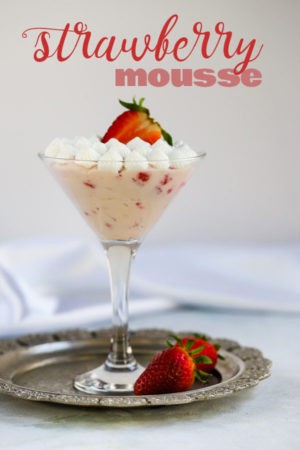Keto Sweet Strawberry Mousse