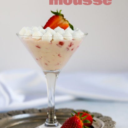 Keto Sweet Strawberry Mousse