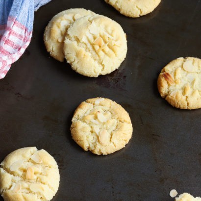 Keto Almond Shortbread Cookies