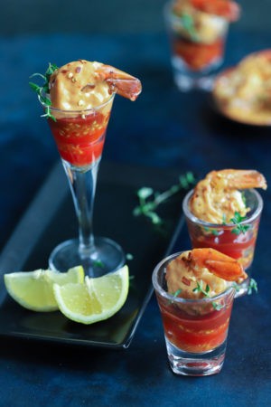 Keto Creamy Shrimp Cocktail