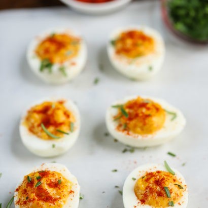 Keto Curry-Spiced Deviled Eggs