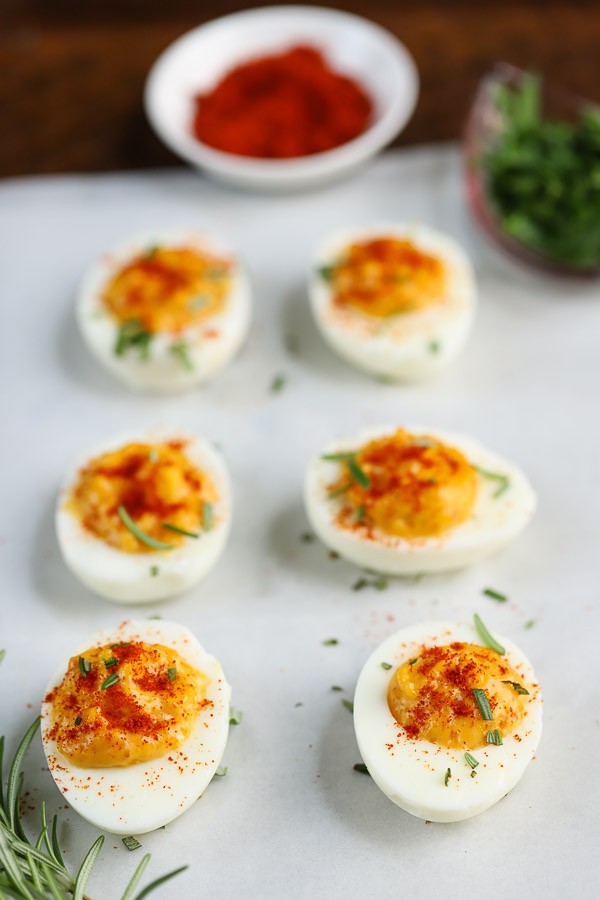 Keto Curry-Spiced Deviled Eggs