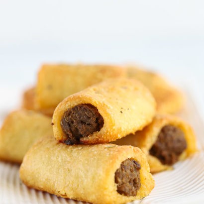 Keto Baked Sausage Rolls