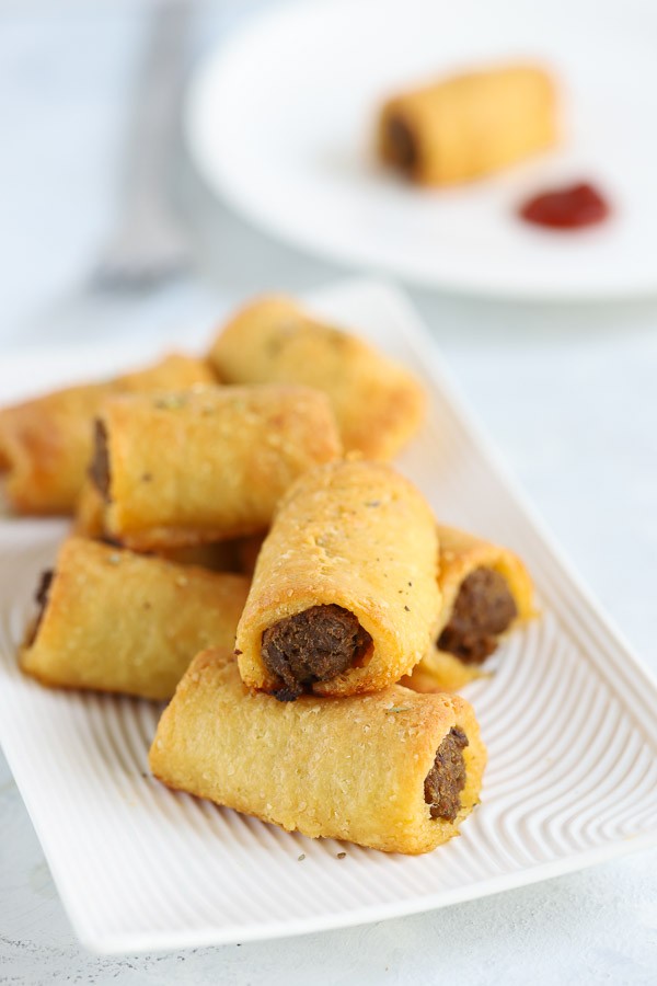 Low Carb Baked Sausage Rolls