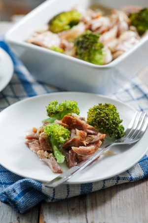 Keto Slow-Cooker Pulled Pork with Broccoli