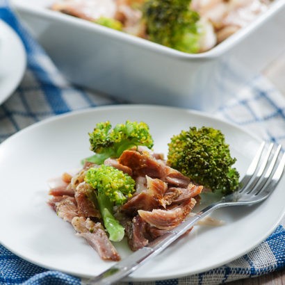 Keto Slow-Cooker Pulled Pork with Broccoli