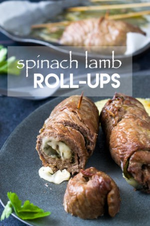 Keto Spinach Lamb Roll-Ups