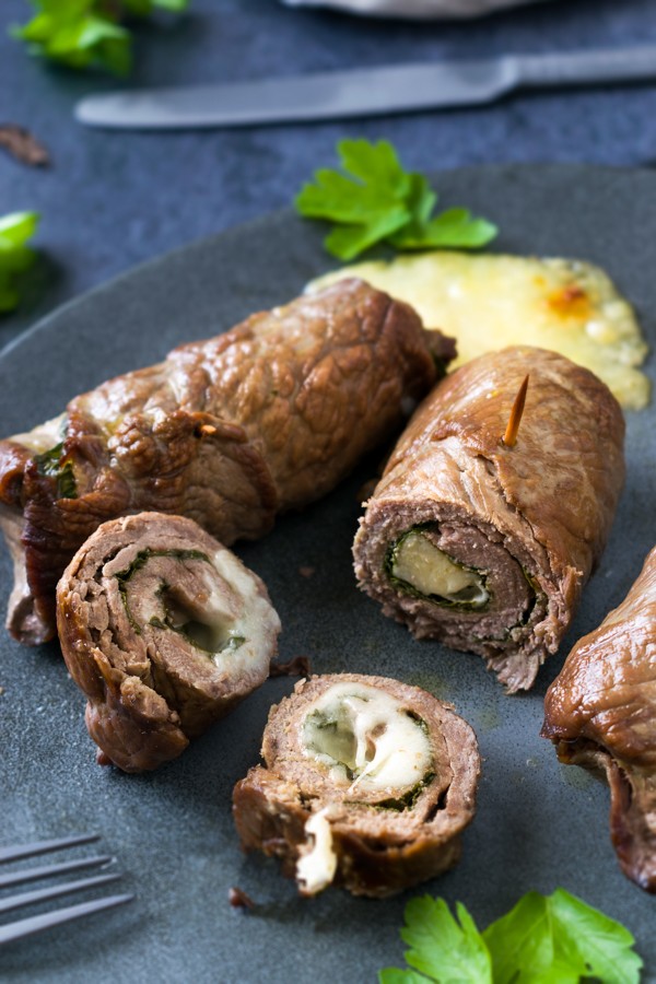 Low Carb Spinach Lamb Roll-Ups