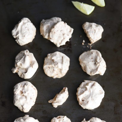 Lemon Keto Coconut Meringue Cookies