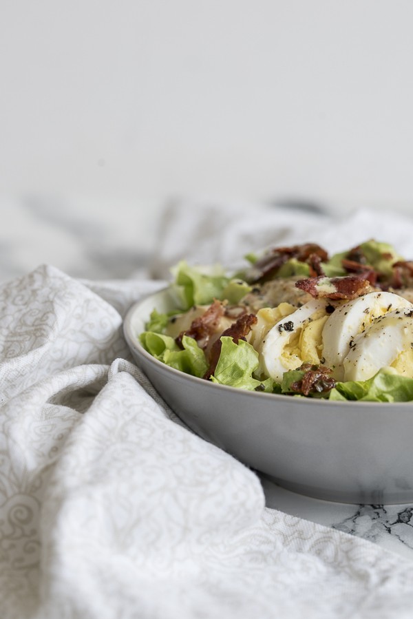 Keto Chopped Salad with Buttermilk Ranch