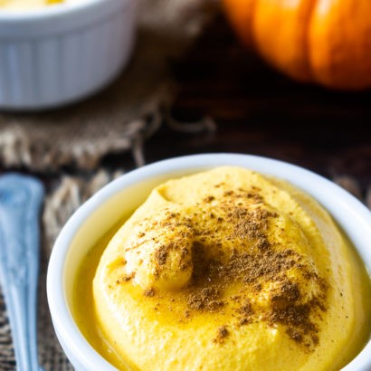 Keto Whipped Pumpkin Cheesecake Mousse