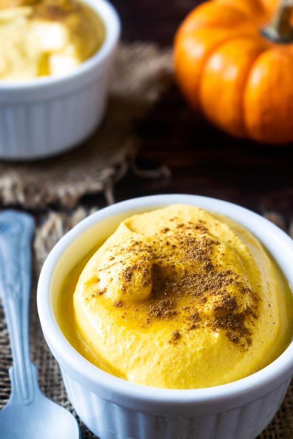 Keto Whipped Pumpkin Cheesecake Mousse