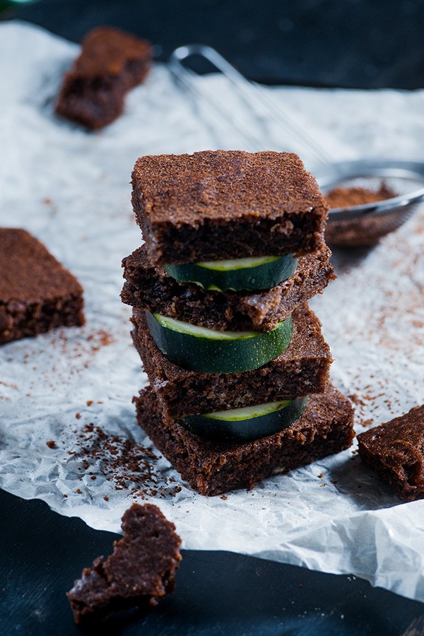 Low Carb Zucchini Chocolate Brownies