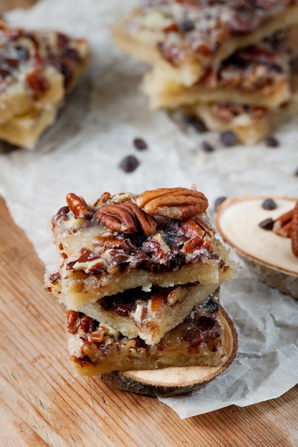 Low Carb Chocolate Pecan Pie Bars