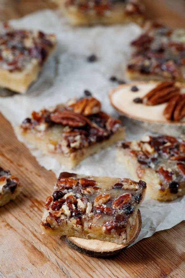 Keto Chocolate Pecan Pie Bars