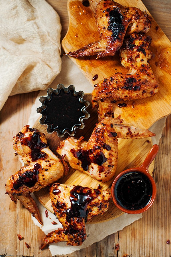 Keto Sweet and Hot Baked Wings