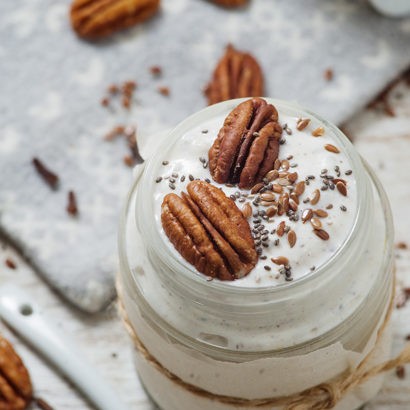 Keto Holiday Cinnamon Bun Oatmeal