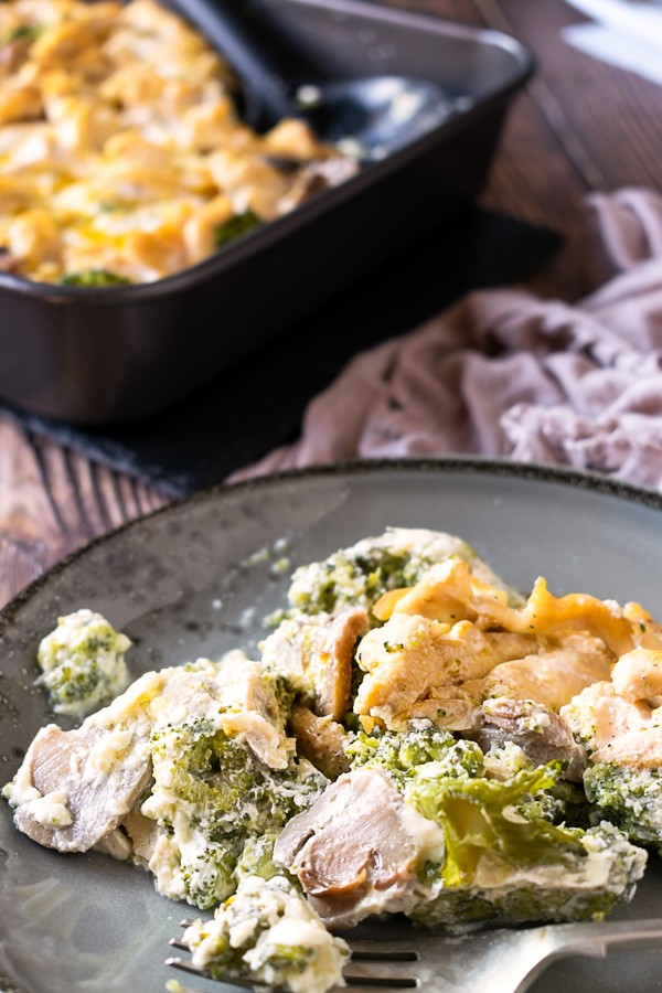 Keto Broccoli Chicken Casserole