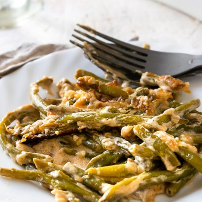 Creamy Low-Carb Keto Green Bean Casserole