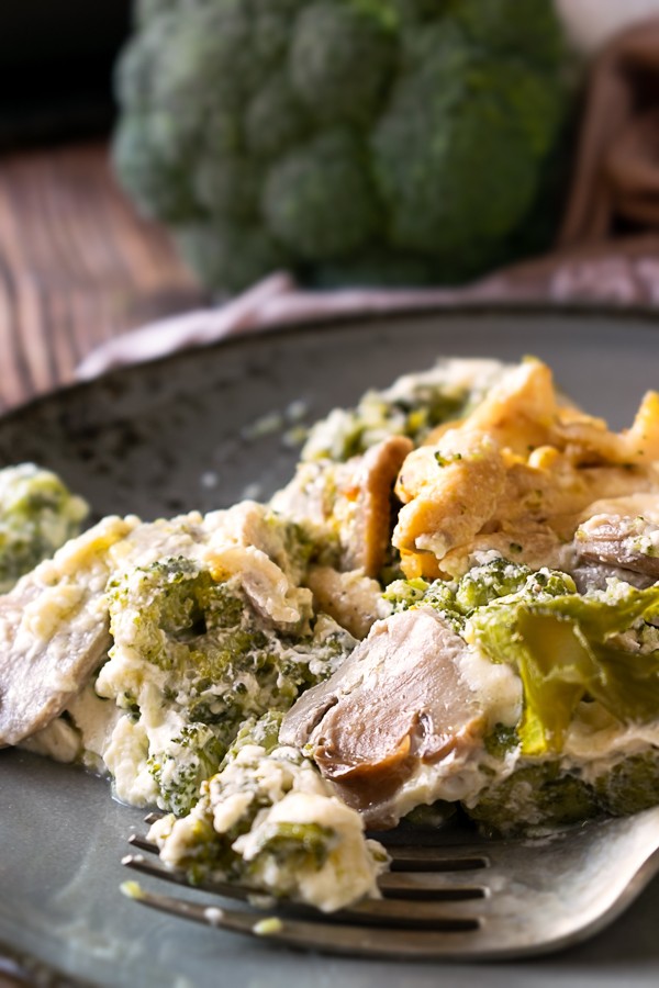 Low Carb Broccoli Chicken Casserole