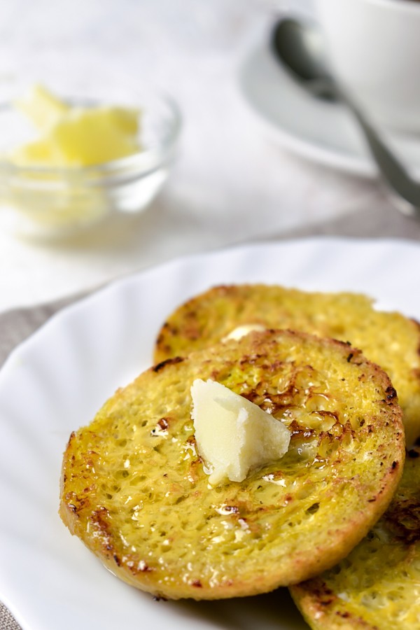 Low Carb Buttery English Muffins