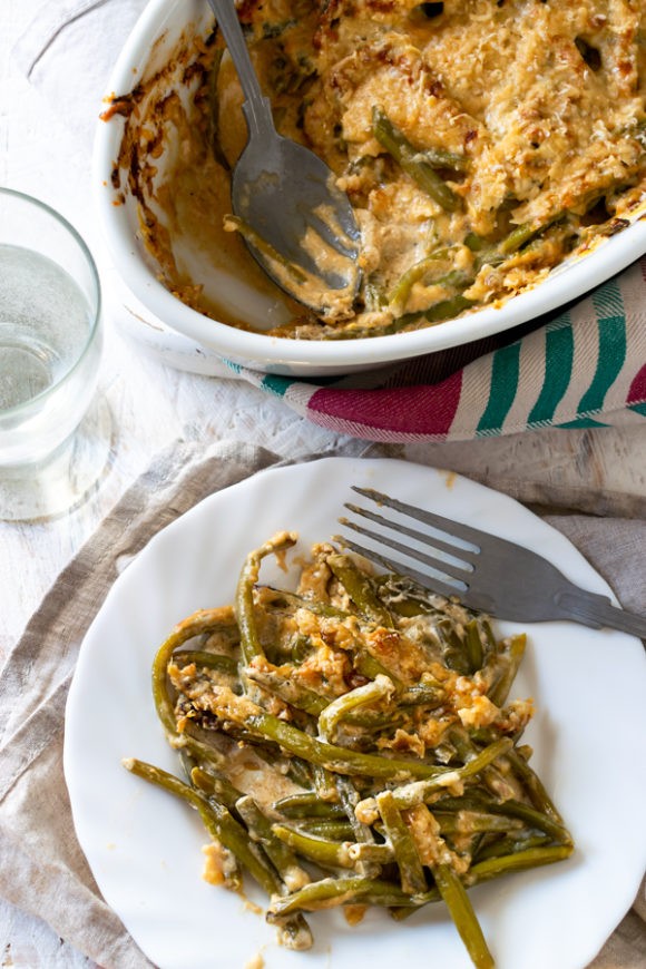 Creamy LowCarb Green Bean Casserole Recipe