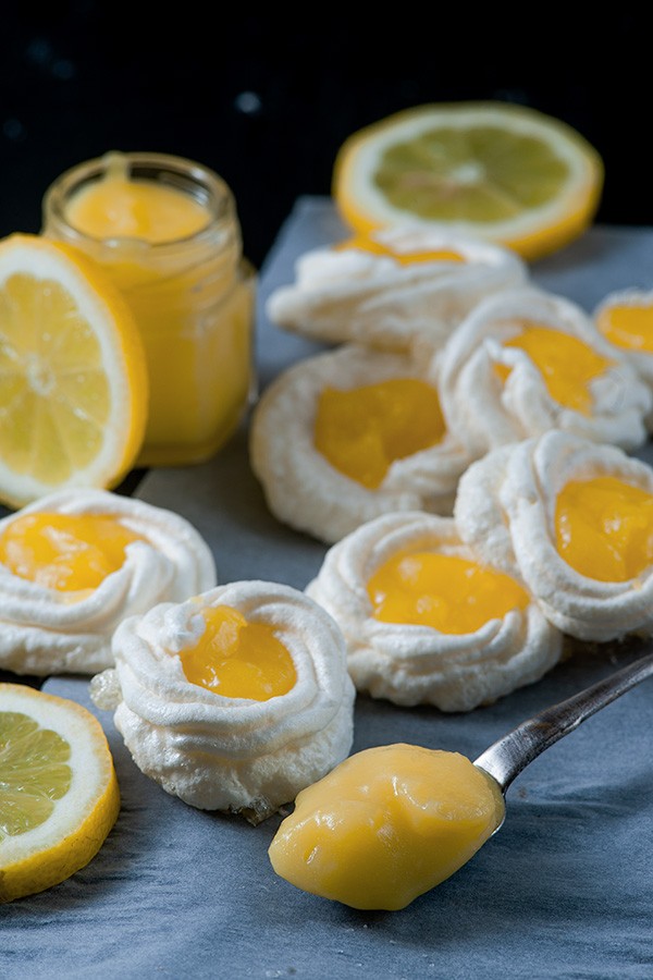 Keto Lemon Meringue Cookies