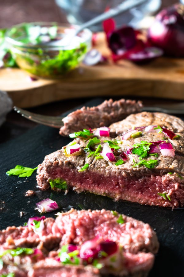 Keto Grilled Flank Steak with Fresh Herbs