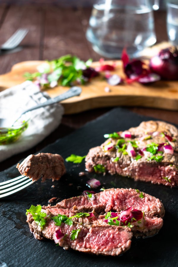 Keto Grilled Flank Steak with Fresh Herbs